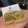 Meenakari Mirror Earrings