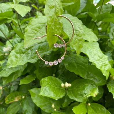 Circle Round Hoop Earrings