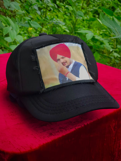 SIDHU CAPS WITH BLACK NET