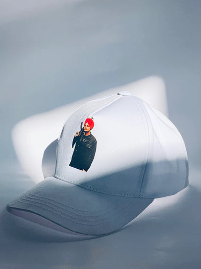 SIDHU CAP IN WHITE COLOUR